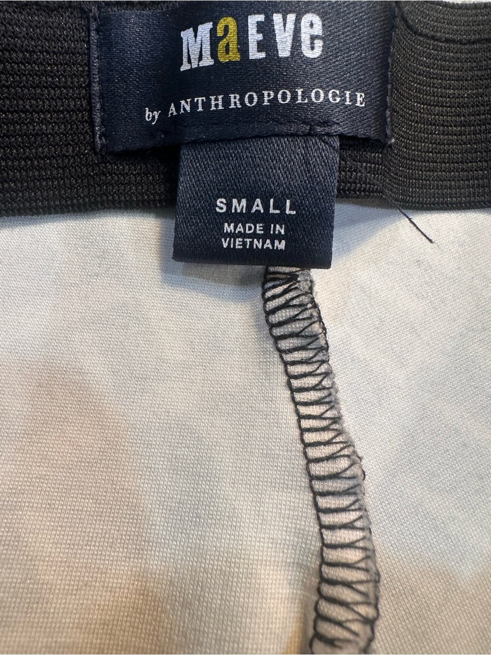 MAEVE Anthropologie Women’s Black and Cream Patterned Wide Leg Pants Small - Picture 6 of 8